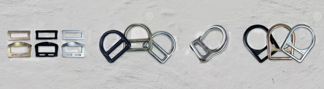 Safety Buckle Are Suitable for Safety Harnesses for Rock Climbing and Working at Heights Metal Silver Spring Clip Snap Dog Hook