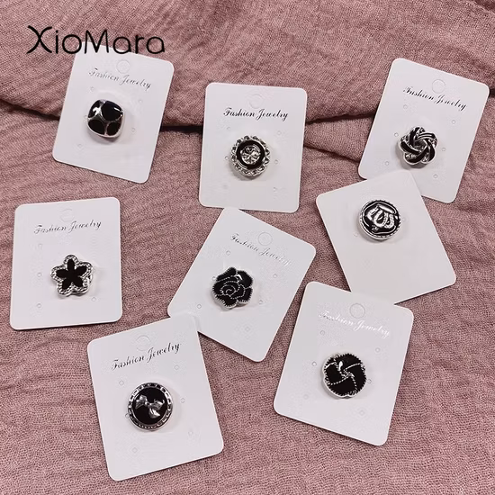 Occhielli in tessuto rivestito Forma di tessuto metallico Tessuto rotondo Jeans/giacche/borse/abbigliamento/cinture/accessori per scarpe