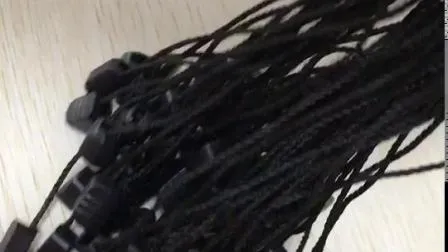 Lucchetto per cartellino del prezzo con cordino in plastica